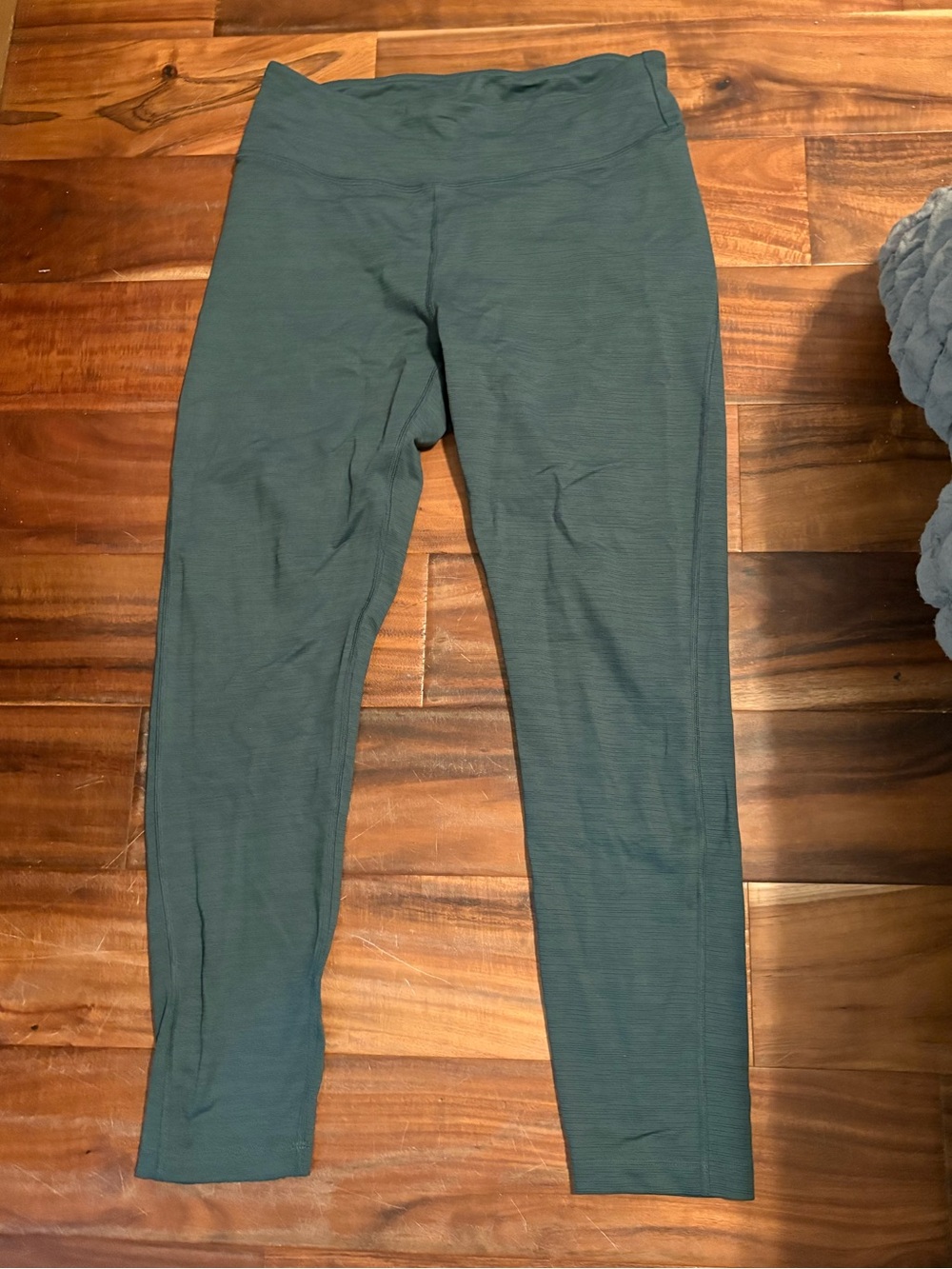 Outdoor Voices High Rise 7/8 Leggings‎ Green Textured Performance  L (1071)